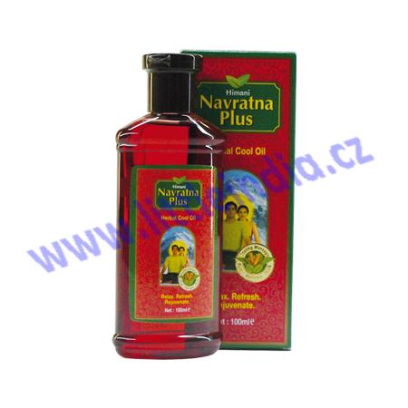 Ajurvédský Navratna vlasový olej chladivý (200ml)