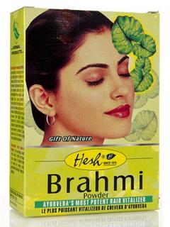 Ajurvédský přírodní vlasový prášek Brahmi (100g)